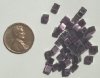 40 4mm Amethyst Fiber Optic Cubes